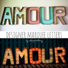 Designer Marquee Let