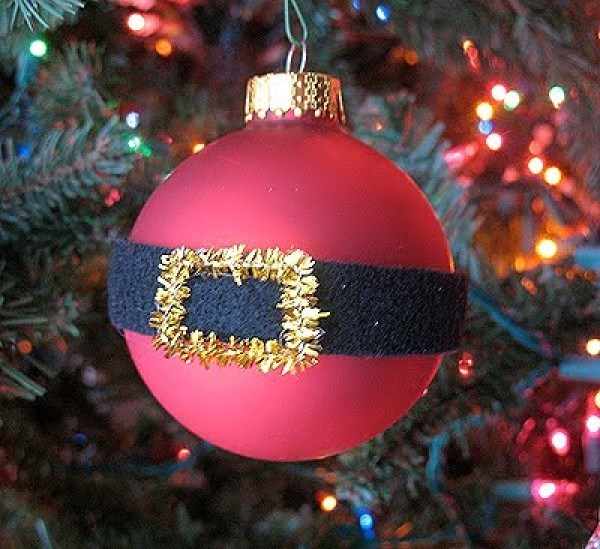 Pier One Inspired Santa’s Belly Ornament